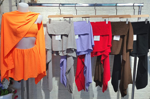 COORDINATO TRIS ( MAGLIA + TOP + GONNA )