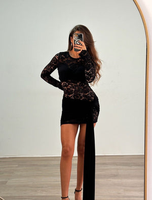 ABITO MIDI BLACK