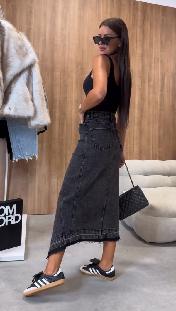 COORDINATO GONNA JEANS + CANOTTA