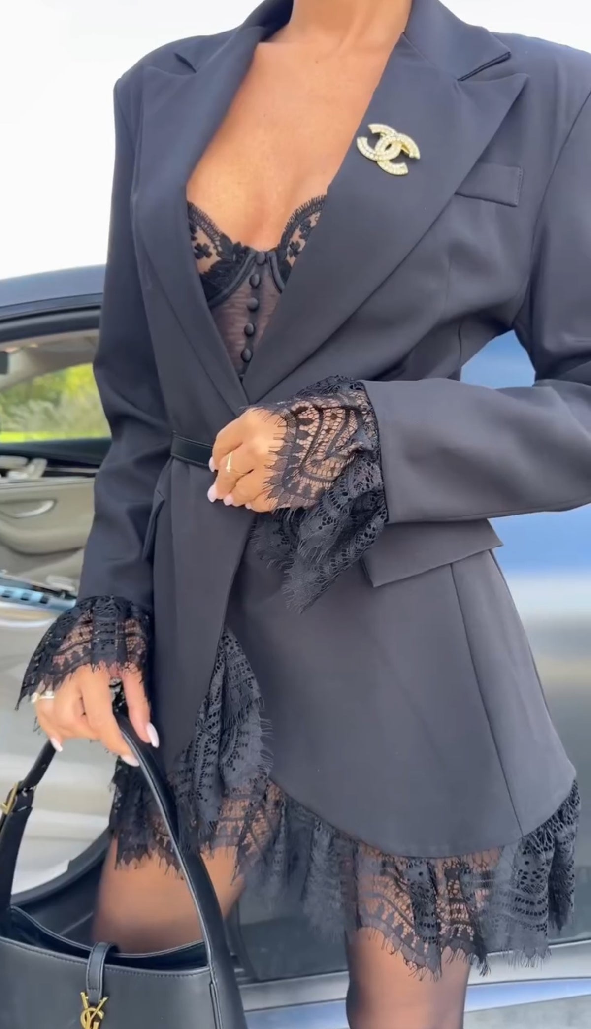 ABITO BLAZER MERLETTO