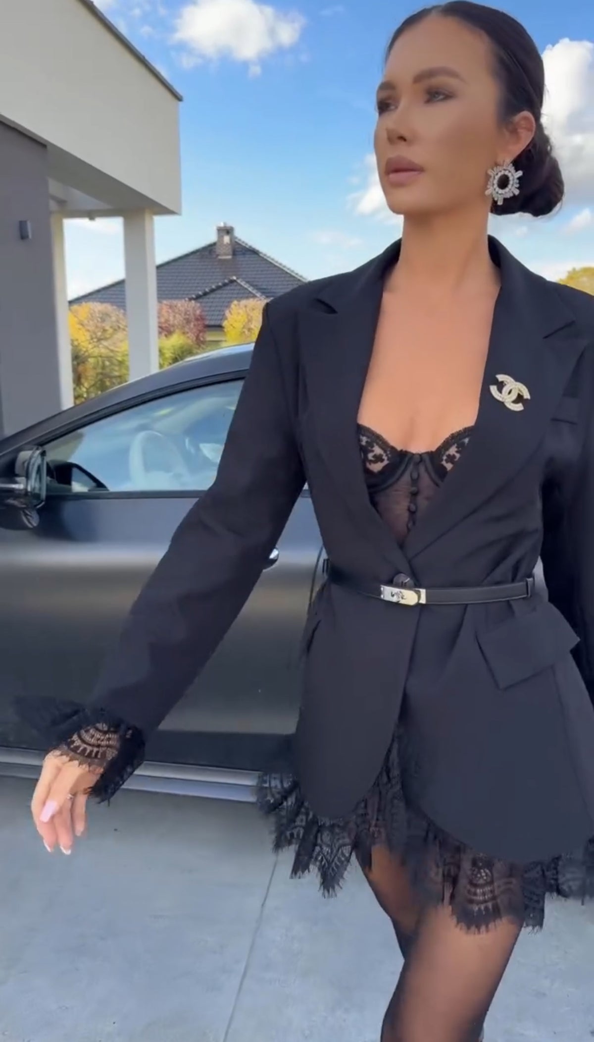 ABITO BLAZER MERLETTO