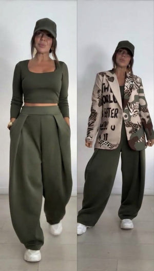COORDINATO JOLLY SET2 (GIACCA+TOP+PANTALONE)